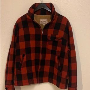 Vintage Woolrich zip up coat